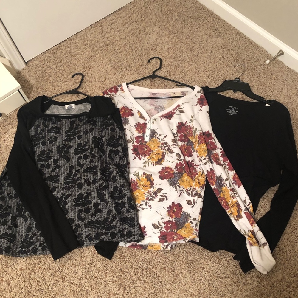Long sleeve thermal BUNDLE! 3 for the price of 1